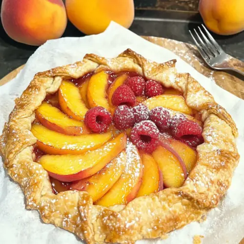 Raspberry Peach Galette Recipe