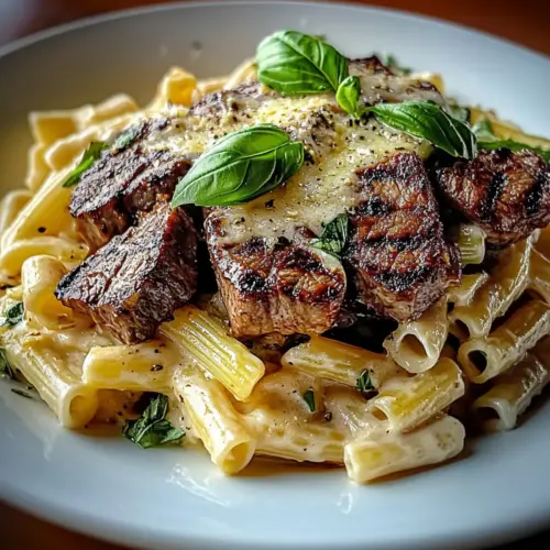 Steak and Creamy Garlic Parmesan Pasta: Comfort in Every Bite 15 Steak and Creamy Garlic Parmesan Pasta
