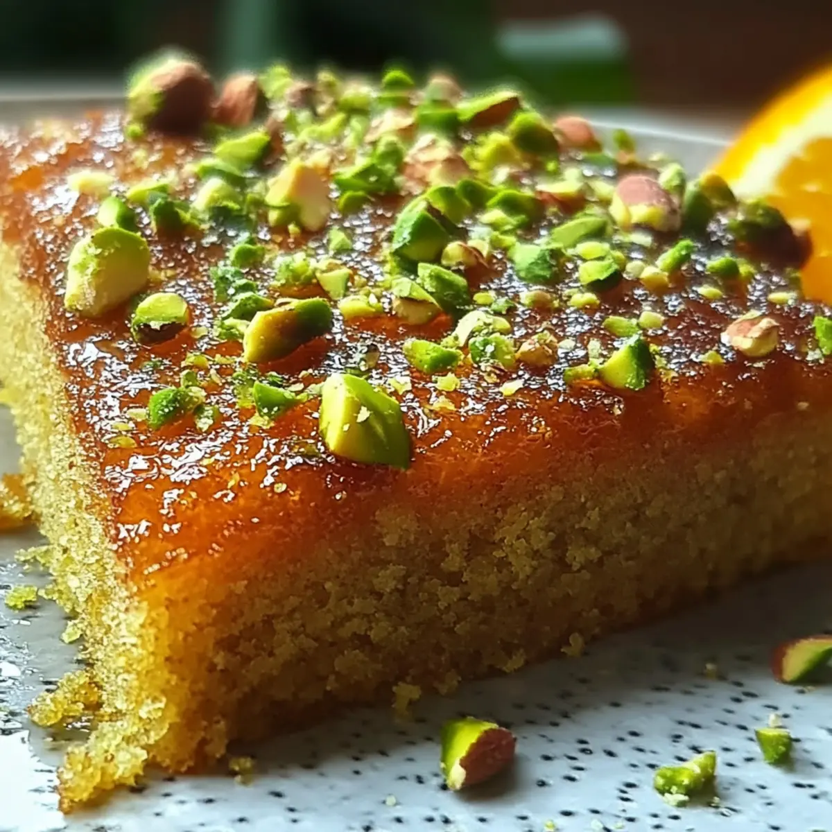 Flourless Orange, Pistachio, and Almond Cake