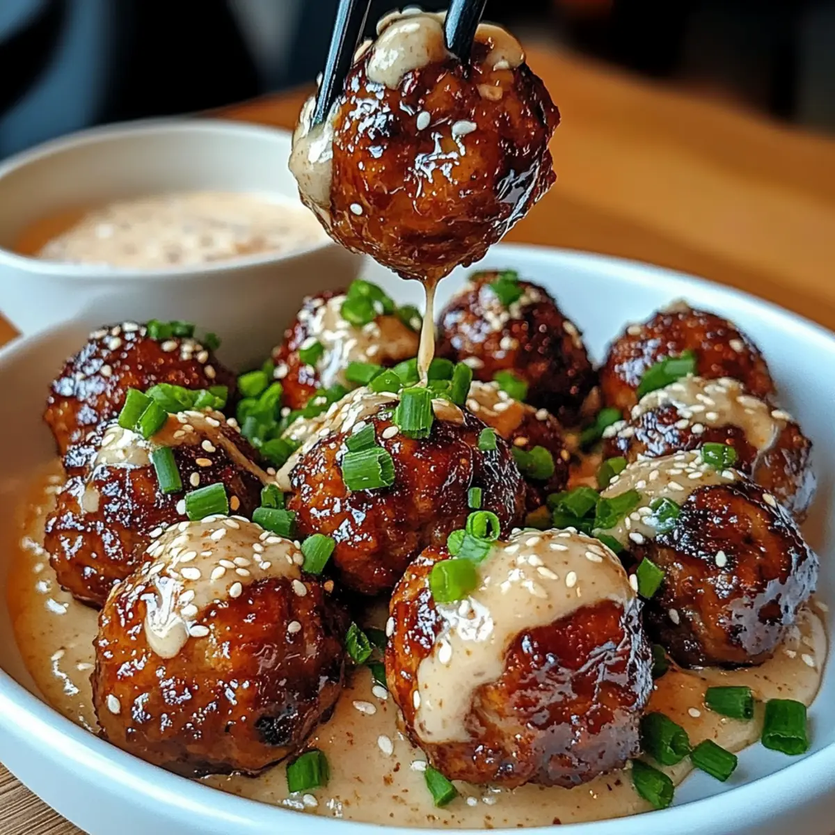 Savory Korean BBQ Meatballs with Creamy Spicy Mayo Dip 3 unnamed file 412