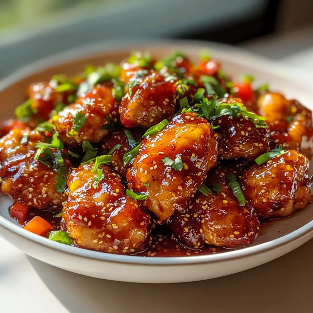 Fiery Chili Garlic Dragon Chicken Delight