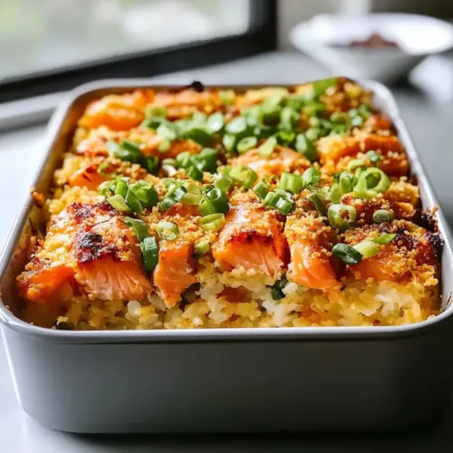 Delicious Spicy Salmon Sushi Bake: Your New Comfort Food Hero 2 Delicious Spicy Salmon Sushi Bake