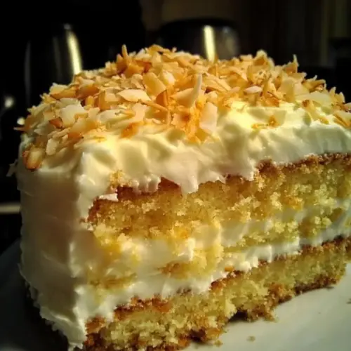 southern style coconut custard cake