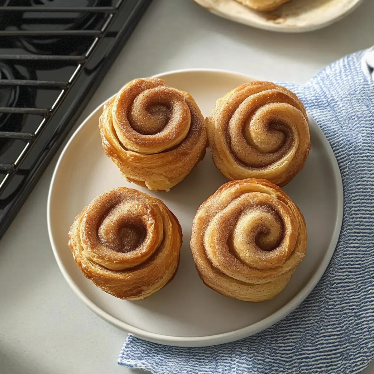 Cinnamon-Sugar Cruffins: Easy, Flaky Pastry Bliss 4 Cruffins