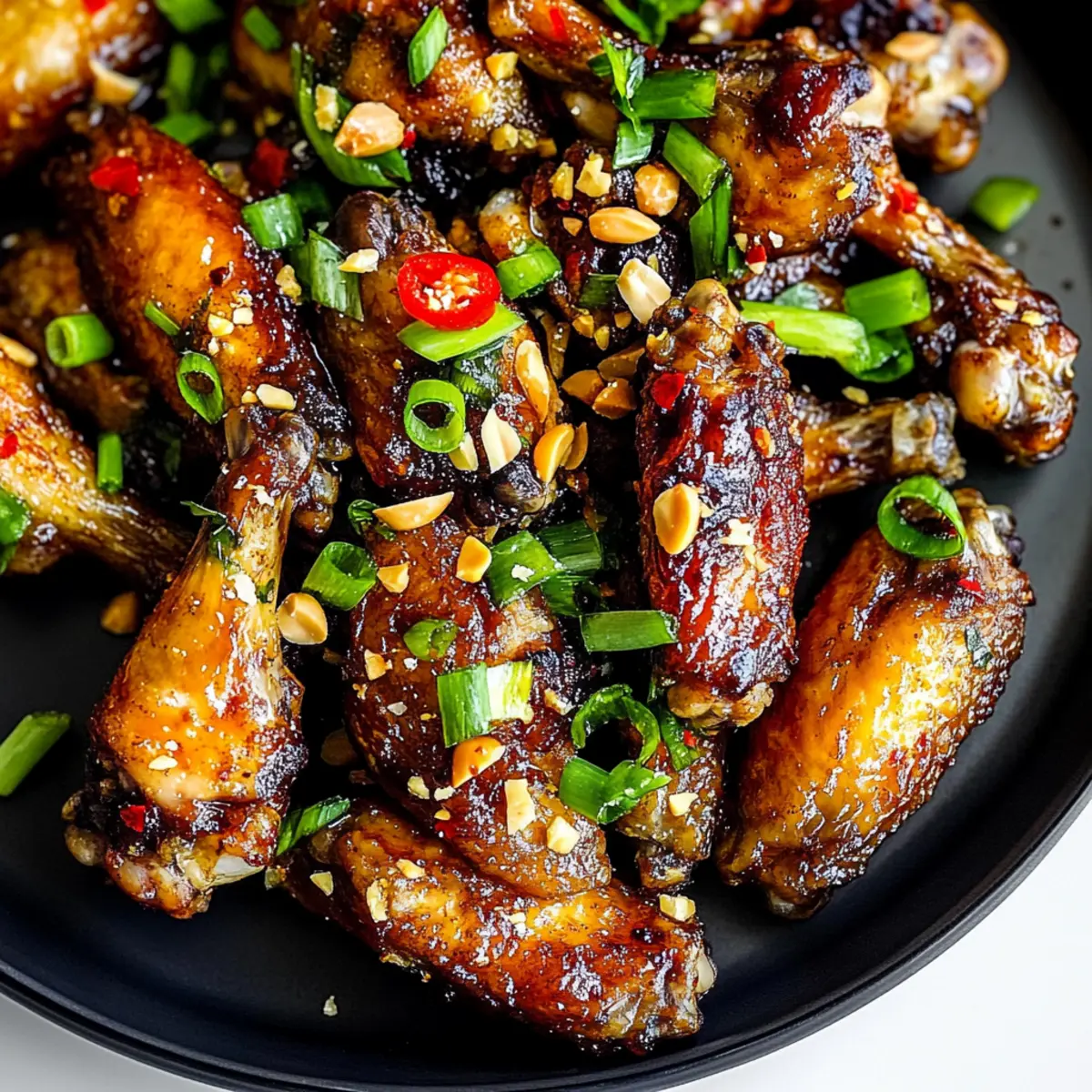 lemongrass chilli Air Fryer chicken wings