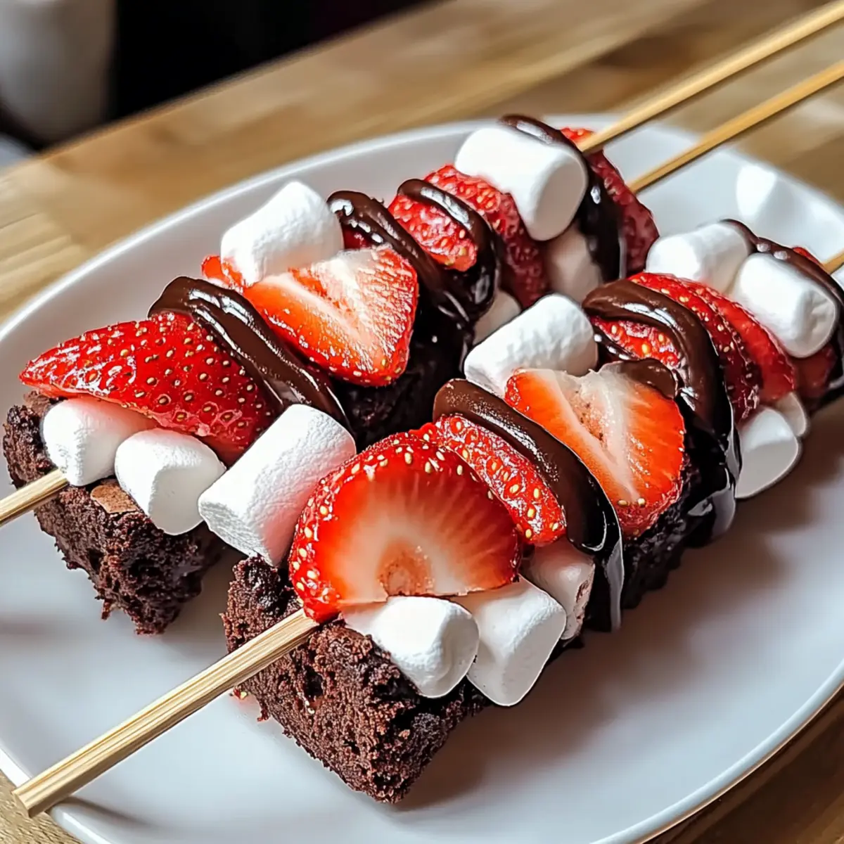 Irresistibly Sweet Strawberry Brownie Kabobs for Everyone 4 Sweet Strawberry Brownie Kabobs