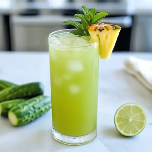 Pineapple Cucumber Agua Fresca: Your Summer Sip of Delight 9 Pineapple Cucumber Agua Fresca