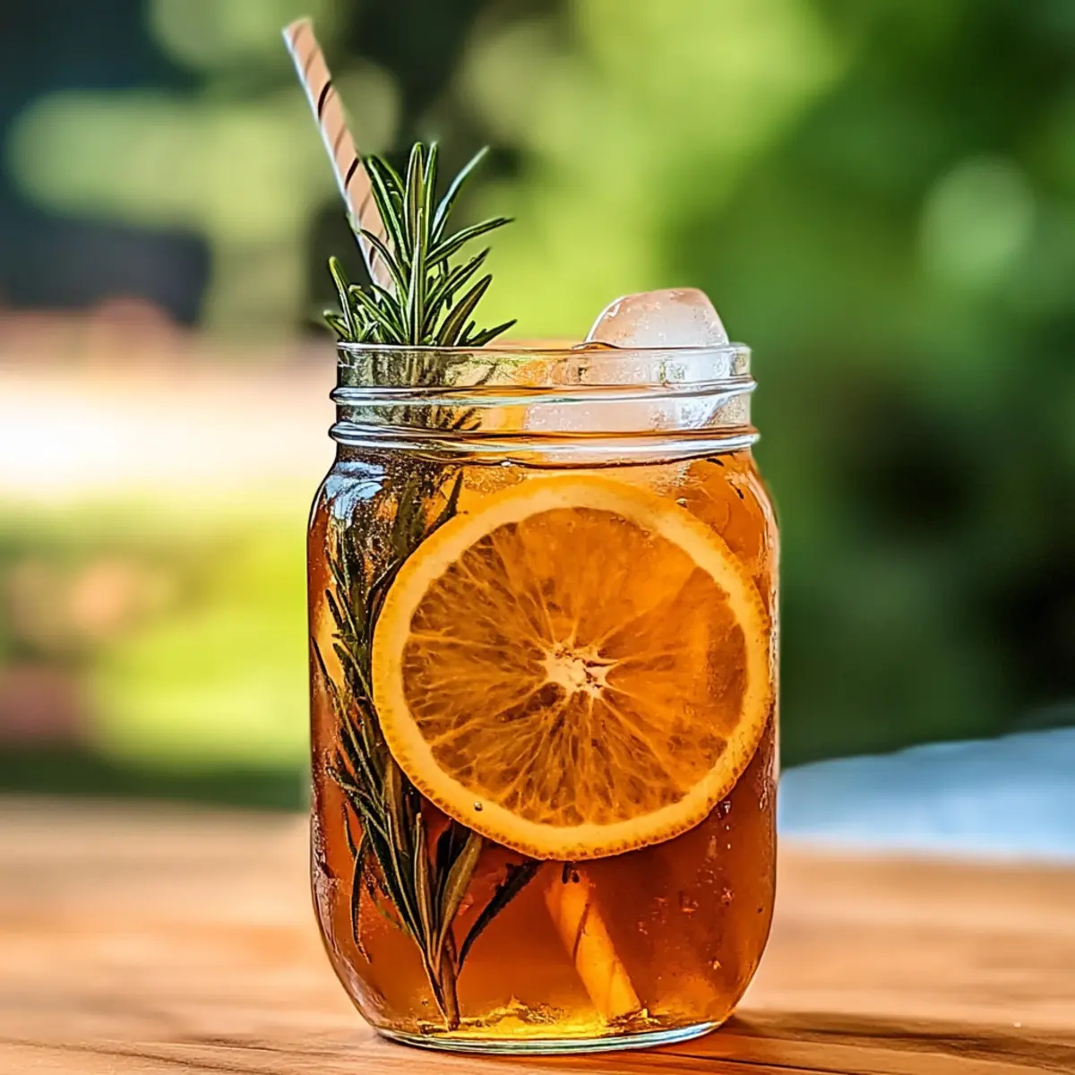 Chill Out with Refreshing Orange Rosemary Iced Tea 4 Orange Rosemary Iced Tea