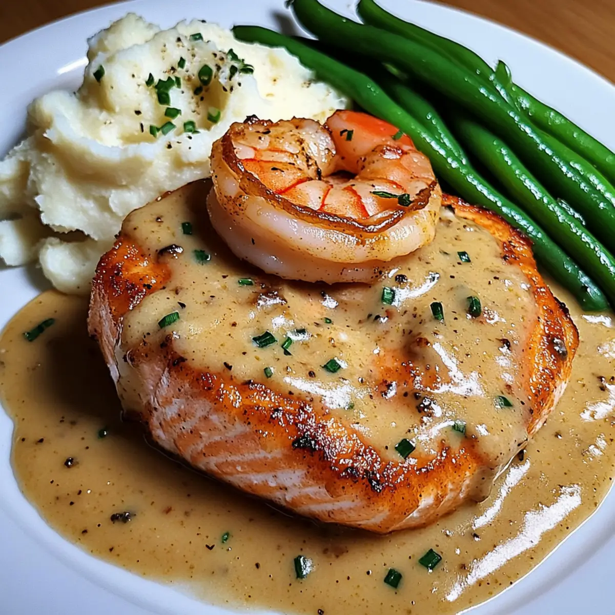 Cajun Shrimp and Salmon with Garlic Cream Sauce for Cozy Nights 4 Cajun Shrimp and Salmon with Garlic Cream Sauce