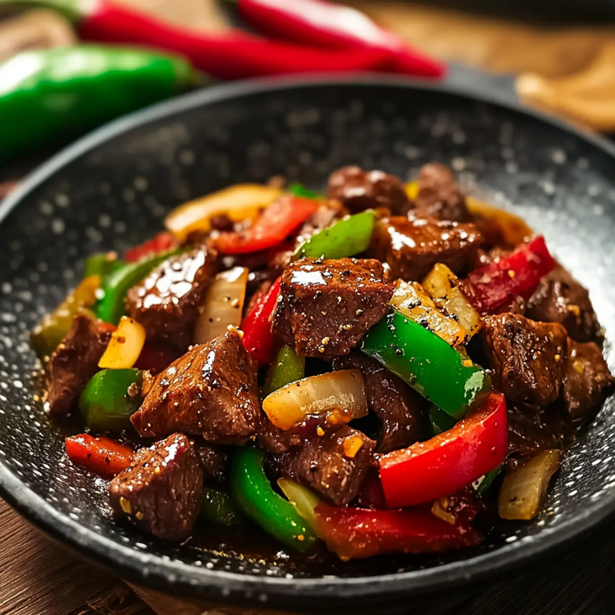 Savory Black Pepper Beef Stir-Fry Ready in 14 Minutes! 4 Black Pepper Beef