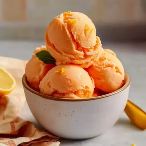 Best Peach Sorbet