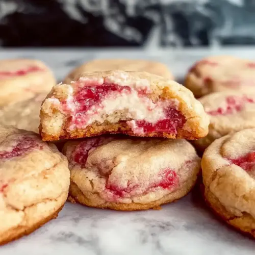 Stuffed Strawberry Cheesecake Cookies with Brown Butter Bliss 6 Stuffed Strawberry Cheesecake Cookies with Brown Butter