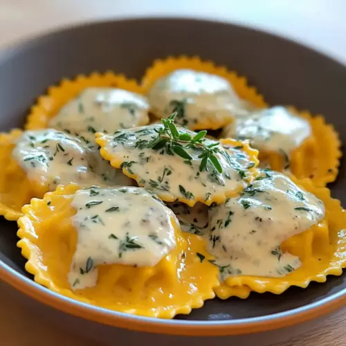 Butternut Squash Ravioli with Maple Cream Sauce Bliss 3 Butternut Squash Ravioli with Maple Cream Sauce