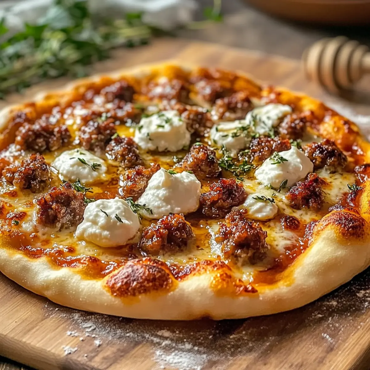 Sausage Ricotta Honey Hot Pizza: Sweet Heat Your Family Will Love 2 unnamed file 78