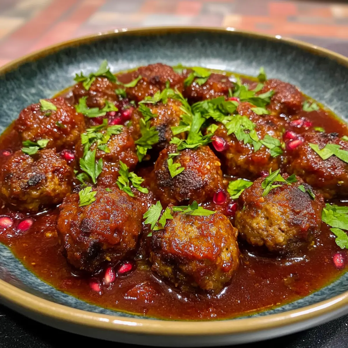 Savory Lebanese Kefta Meatballs in Tomato Pomegranate Sauce 1 unnamed file 85