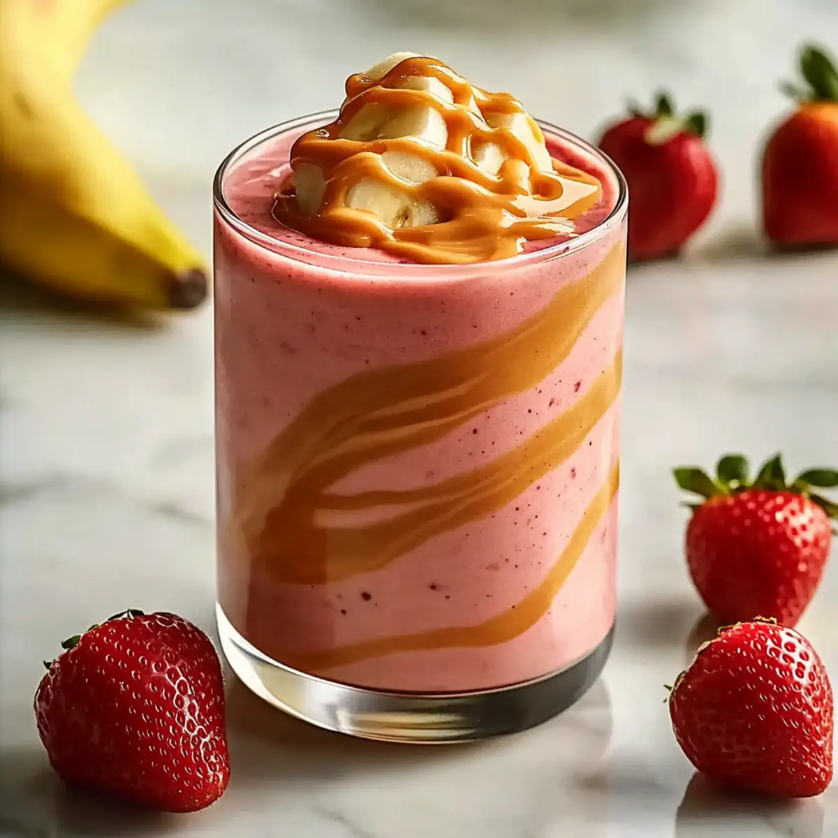 Delicious Strawberry Banana Peanut Butter Smoothie Bliss 1 unnamed file 9
