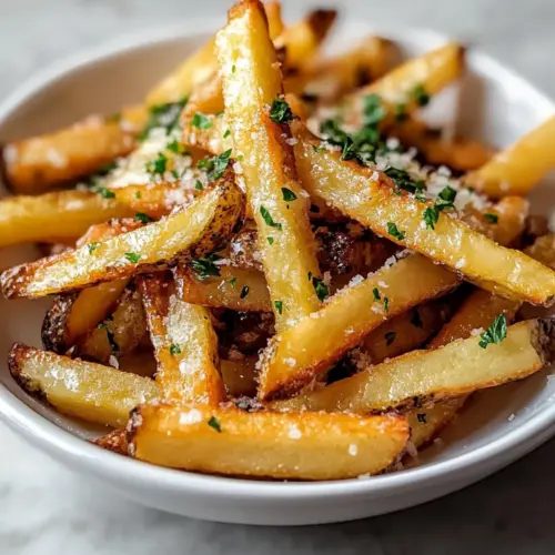 Crispy Garlic Butter Fries