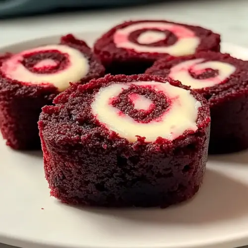 Red Velvet Brownie Bites with Cream Cheese Swirl: Fudgy Delights 19 Red Velvet Brownie Bites with Cream Cheese Swirl