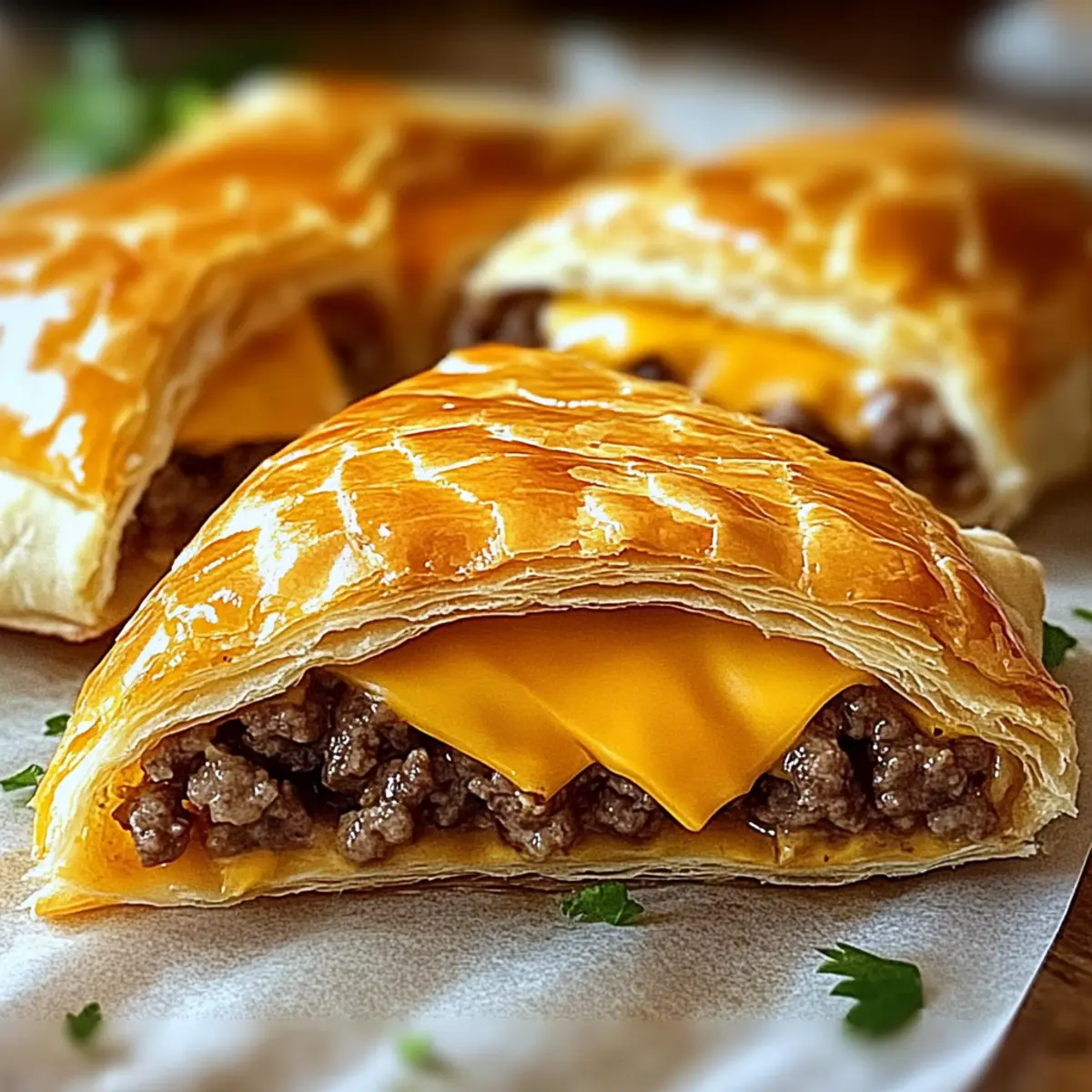 Cheeseburger Pockets: Homemade Comfort for Busy Nights 4 Cheeseburger Pockets
