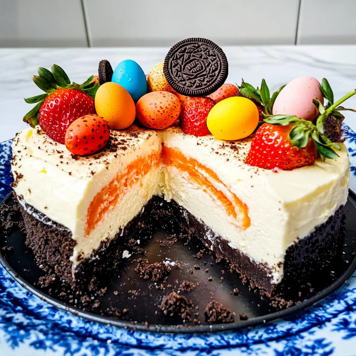 Carrot Patch Cheesecake: A Whimsical No-Bake Delight 4 Carrot Patch Cheesecake