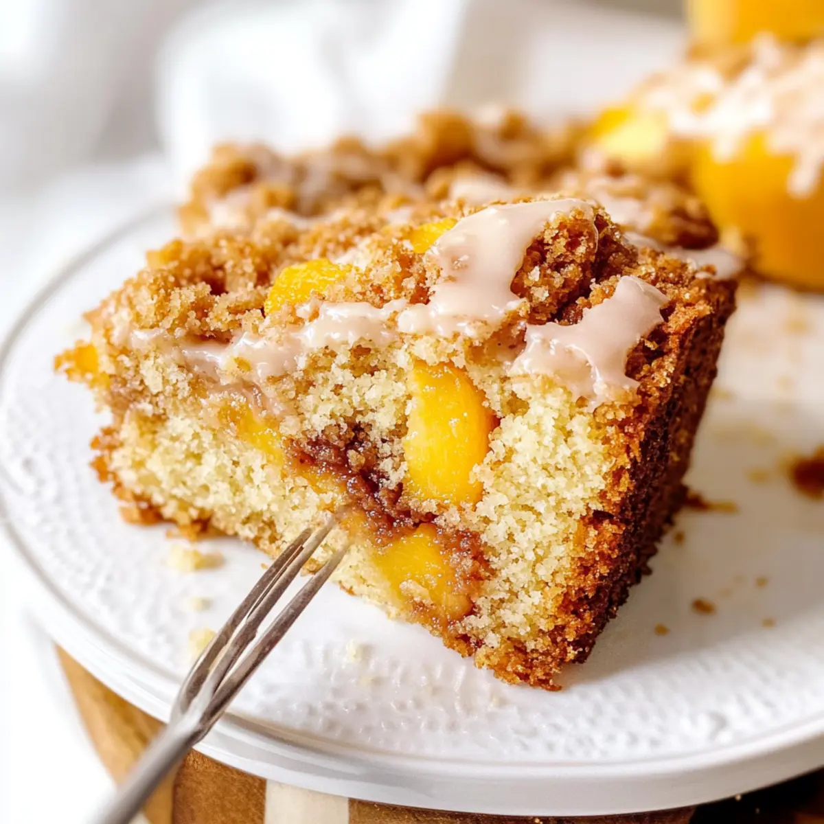 Irresistibly Moist Peach Coffee Cake to Brighten Your Day 4 Peach Coffee Cake