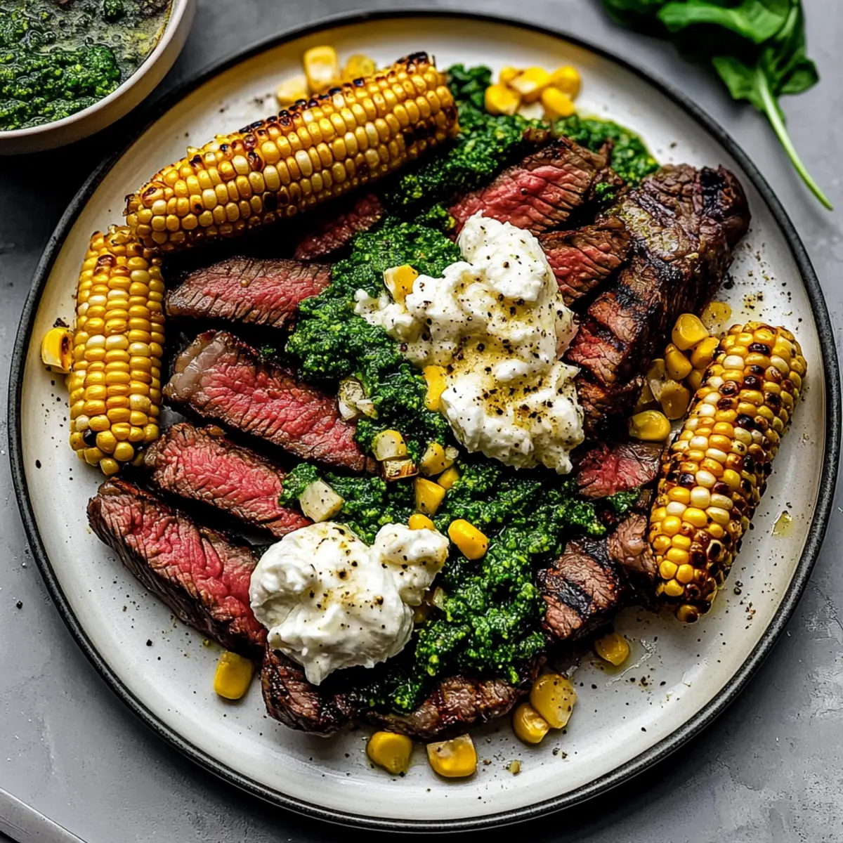 Pesto Steak