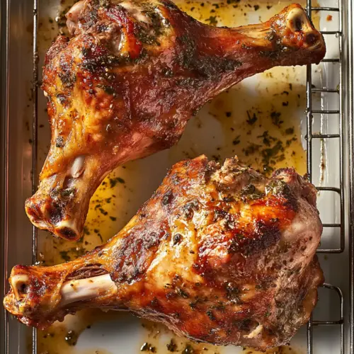 Succulent Roasted Turkey Leg with Herb Butter Bliss 2 Roasted Turkey Leg