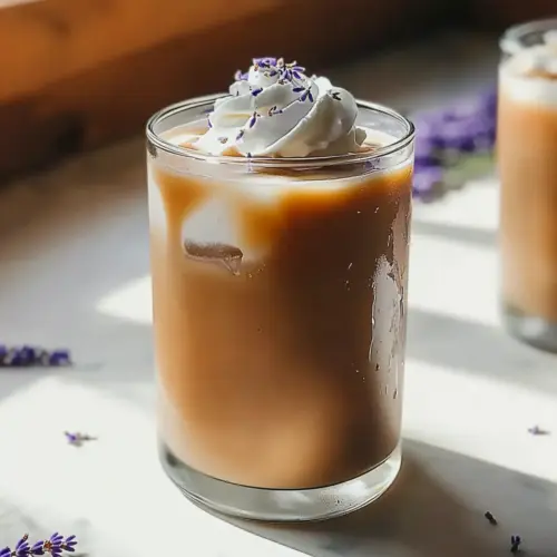 Lavender Honey Iced Coffee