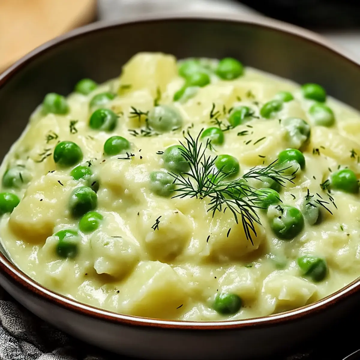 Creamed Peas and Potatoes