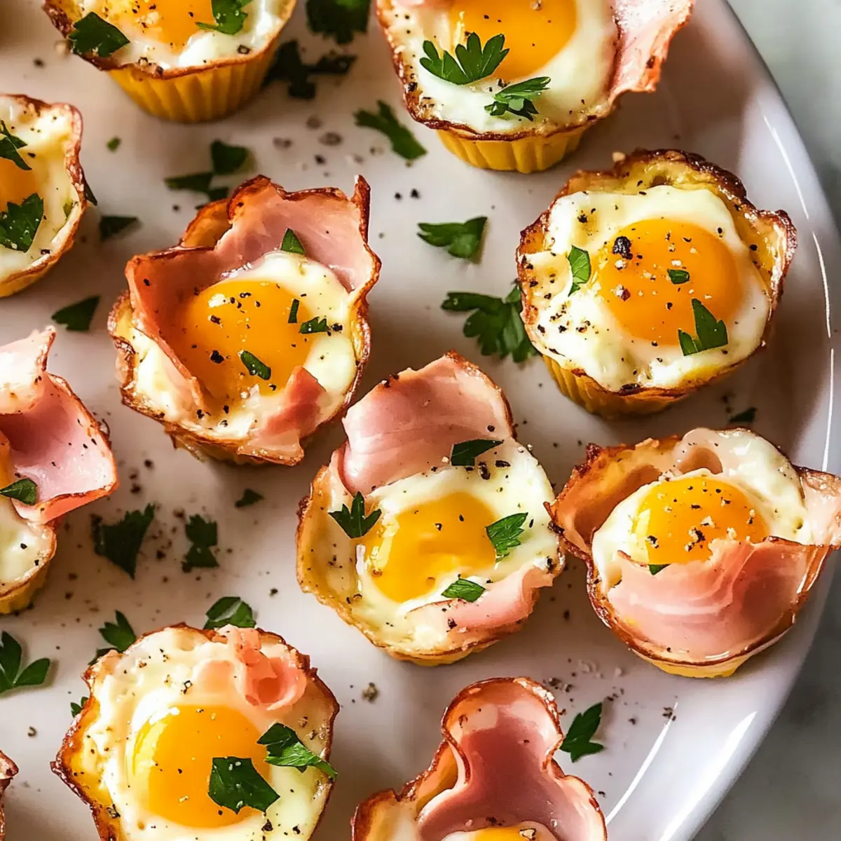 Ham and Cheese Egg Cups