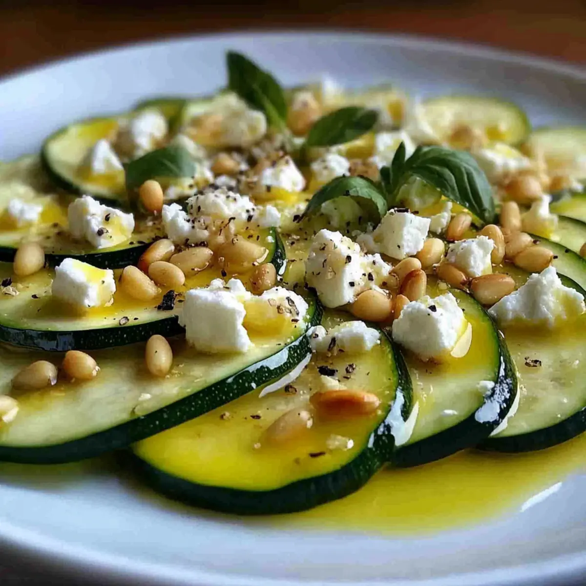 Light & Refreshing Zucchini-Carpaccio for Easy Entertaining 4 Zucchini-Carpaccio