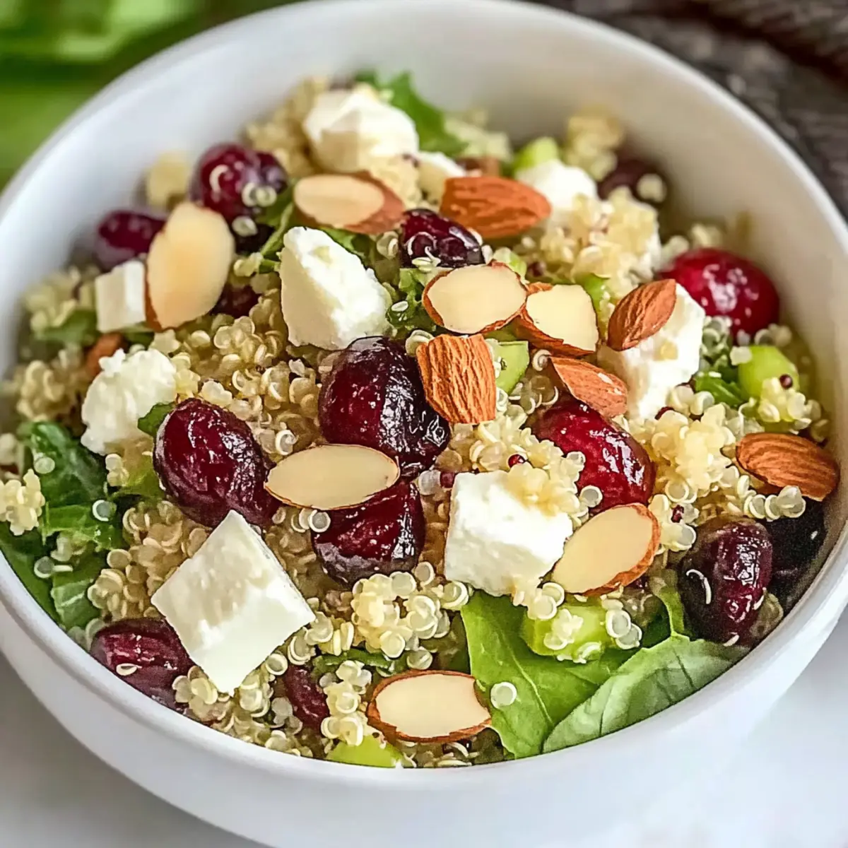 Cranberry Quinoa Feta Salad for a Refreshing, Nutritious Lunch 4 Cranberry Quinoa Feta Salad