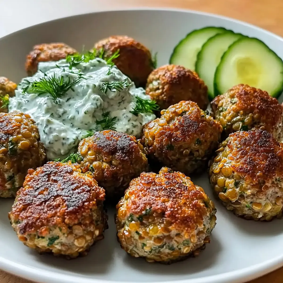 Delicious Baked Greek Lentil Meatballs with Creamy Tzatziki 1 unnamed file 224