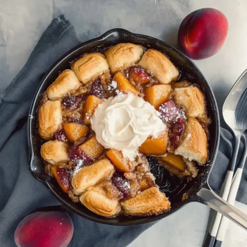 Cinnamon Roll Peach Cobbler: A Warm, Sweet Summer Delight 11 Cinnamon Roll Peach Cobbler