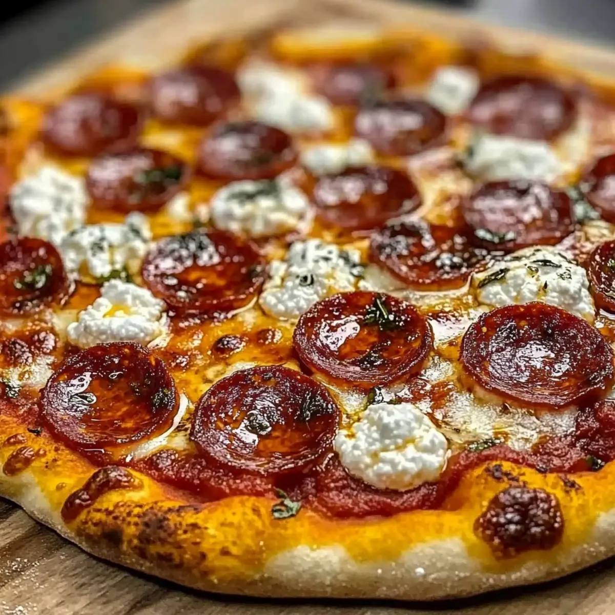 Savor the Sweet Heat: Hot Honey Pepperoni Ricotta Pizza 3 unnamed file 270