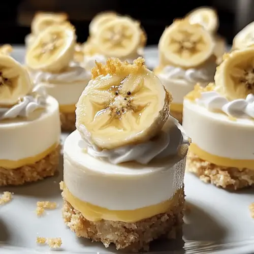 No-Bake Mini Banana Pudding Cheesecakes That Wow Your Tastebuds 6 No-Bake Mini Banana Pudding Cheesecakes