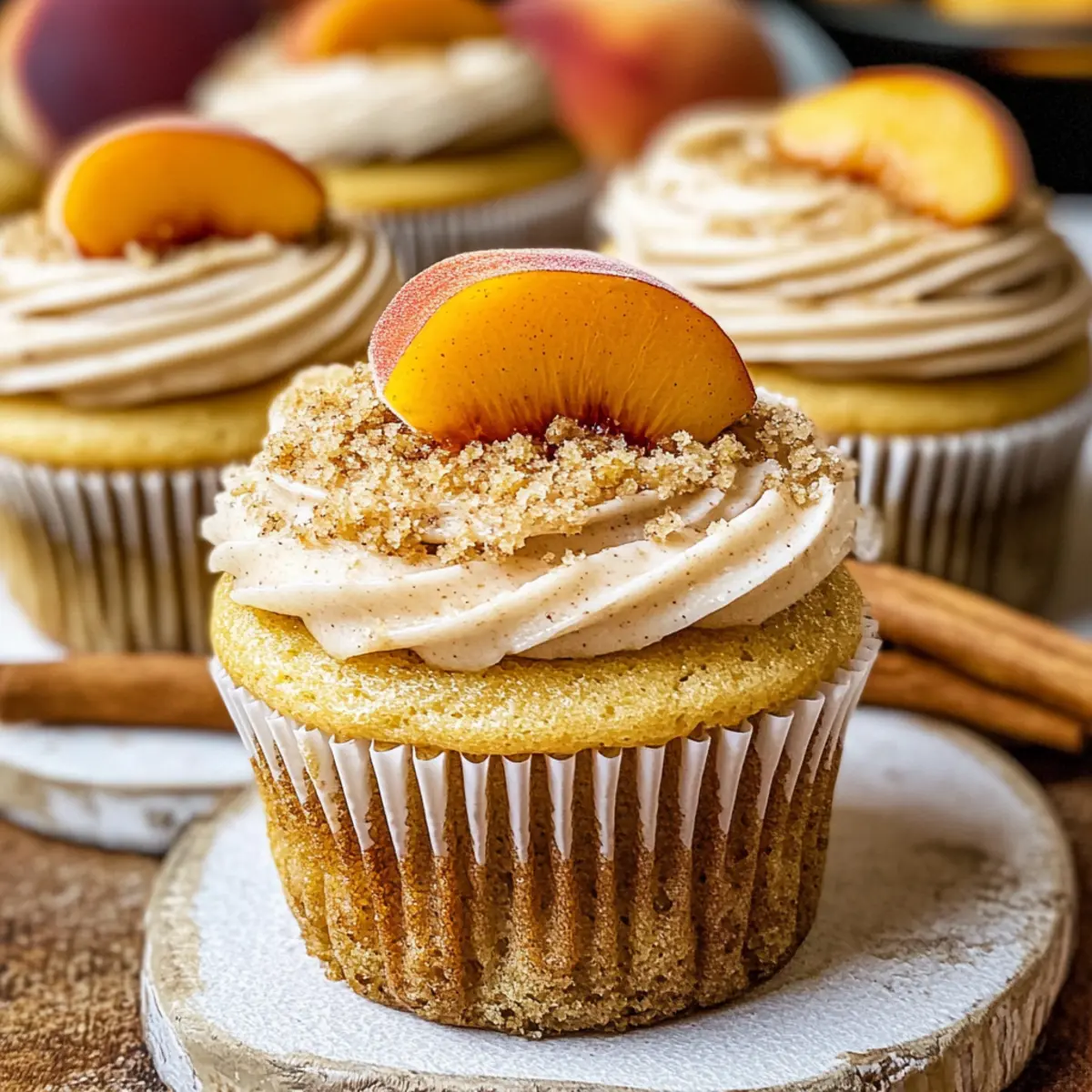 Irresistible Peach Cupcakes with Spicy Buttercream Delight 1 unnamed file 353