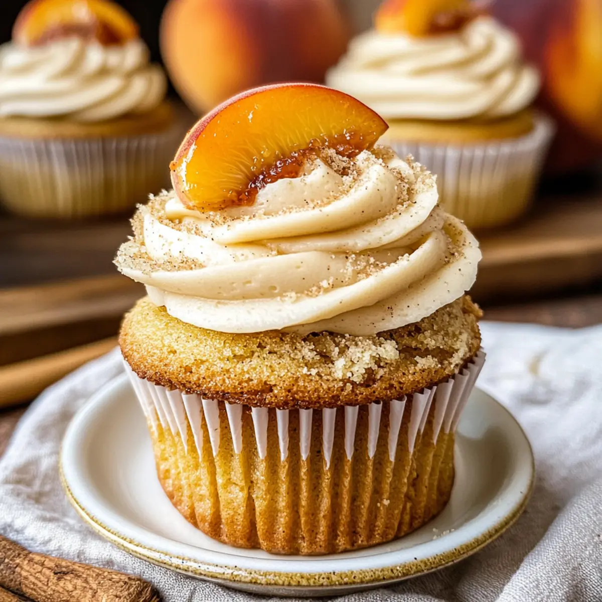 Irresistible Peach Cupcakes with Spicy Buttercream Delight 3 unnamed file 355