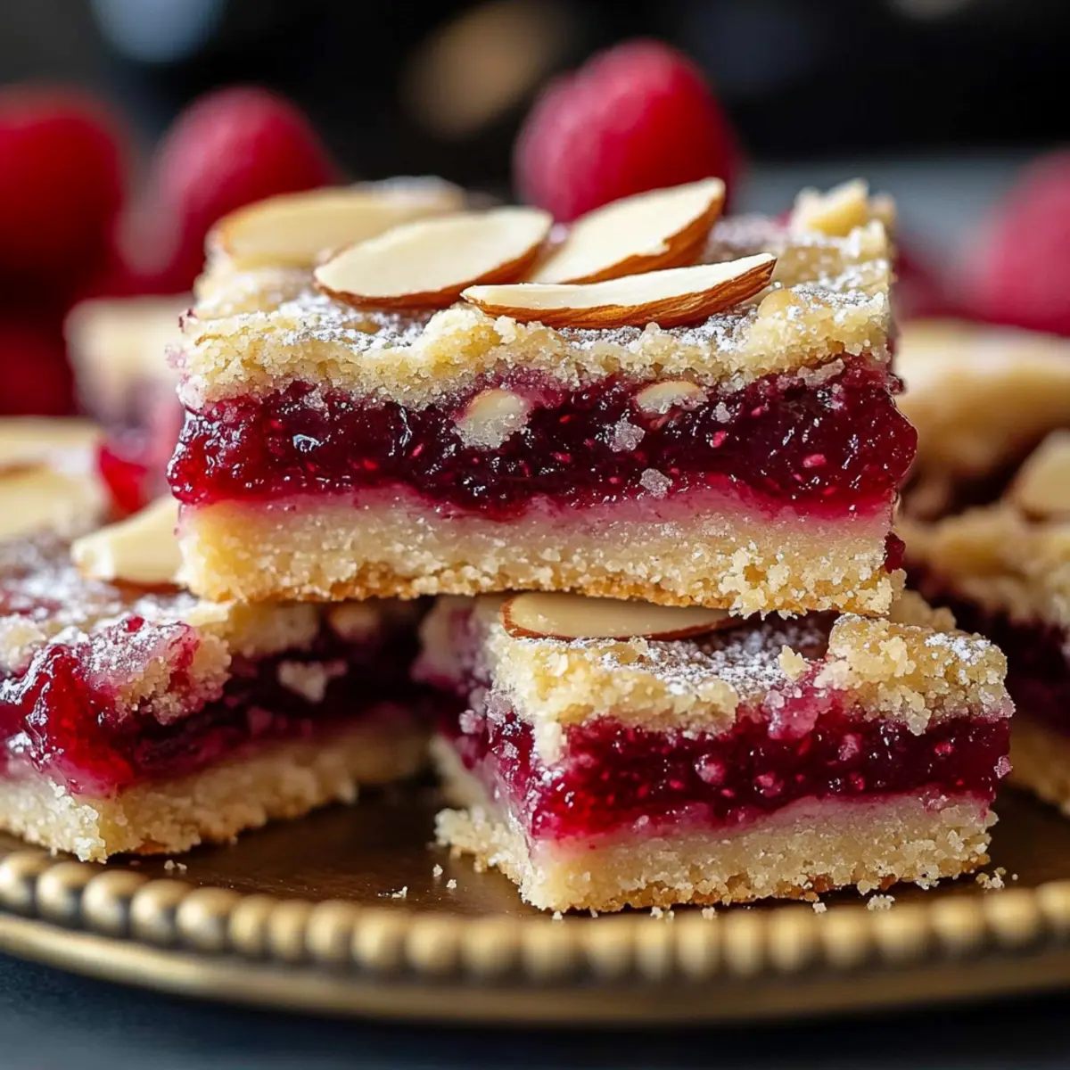 Delightfully Sweet Raspberry Almond Shortbread Bars Recipe 2 unnamed file 370