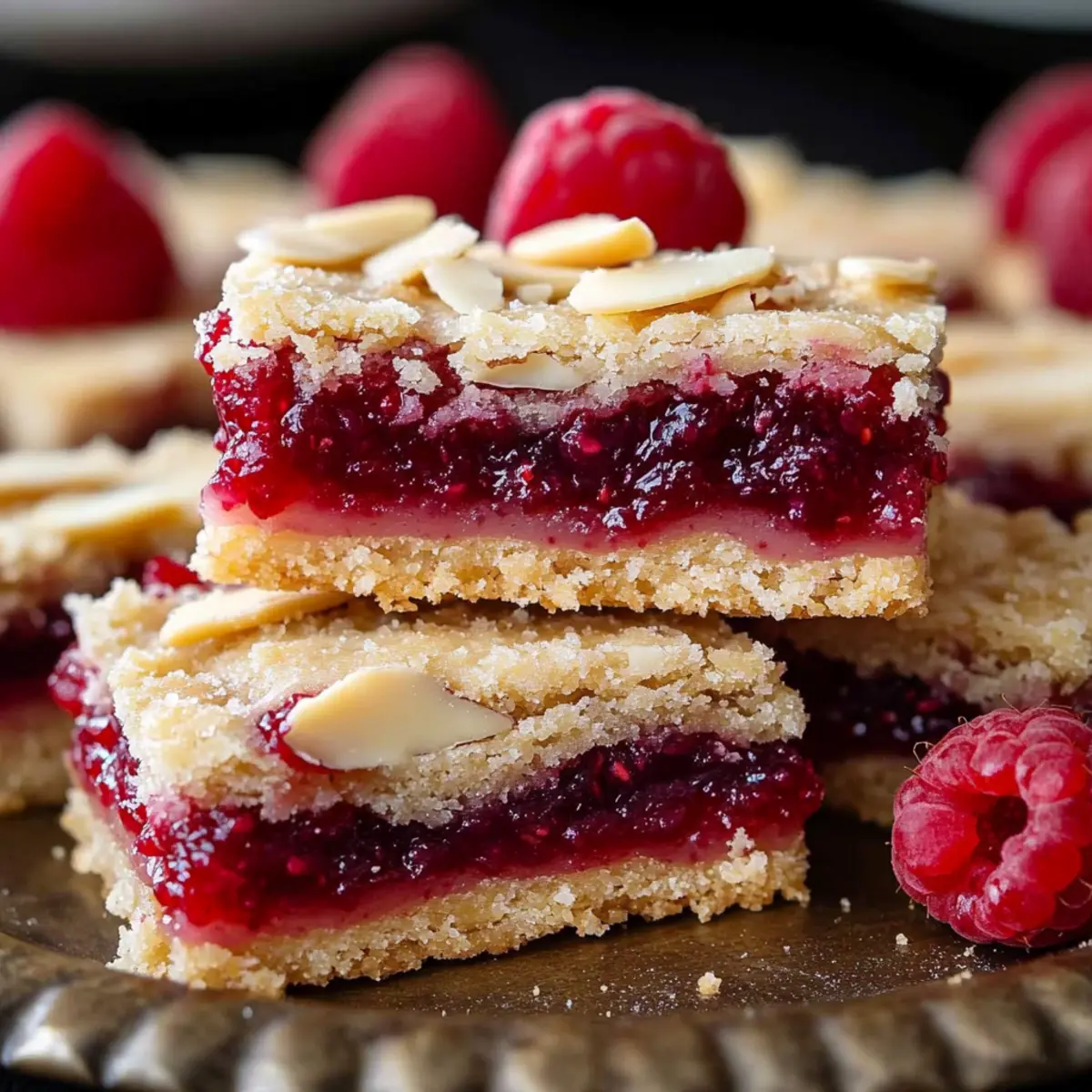 Delightfully Sweet Raspberry Almond Shortbread Bars Recipe 3 unnamed file 376