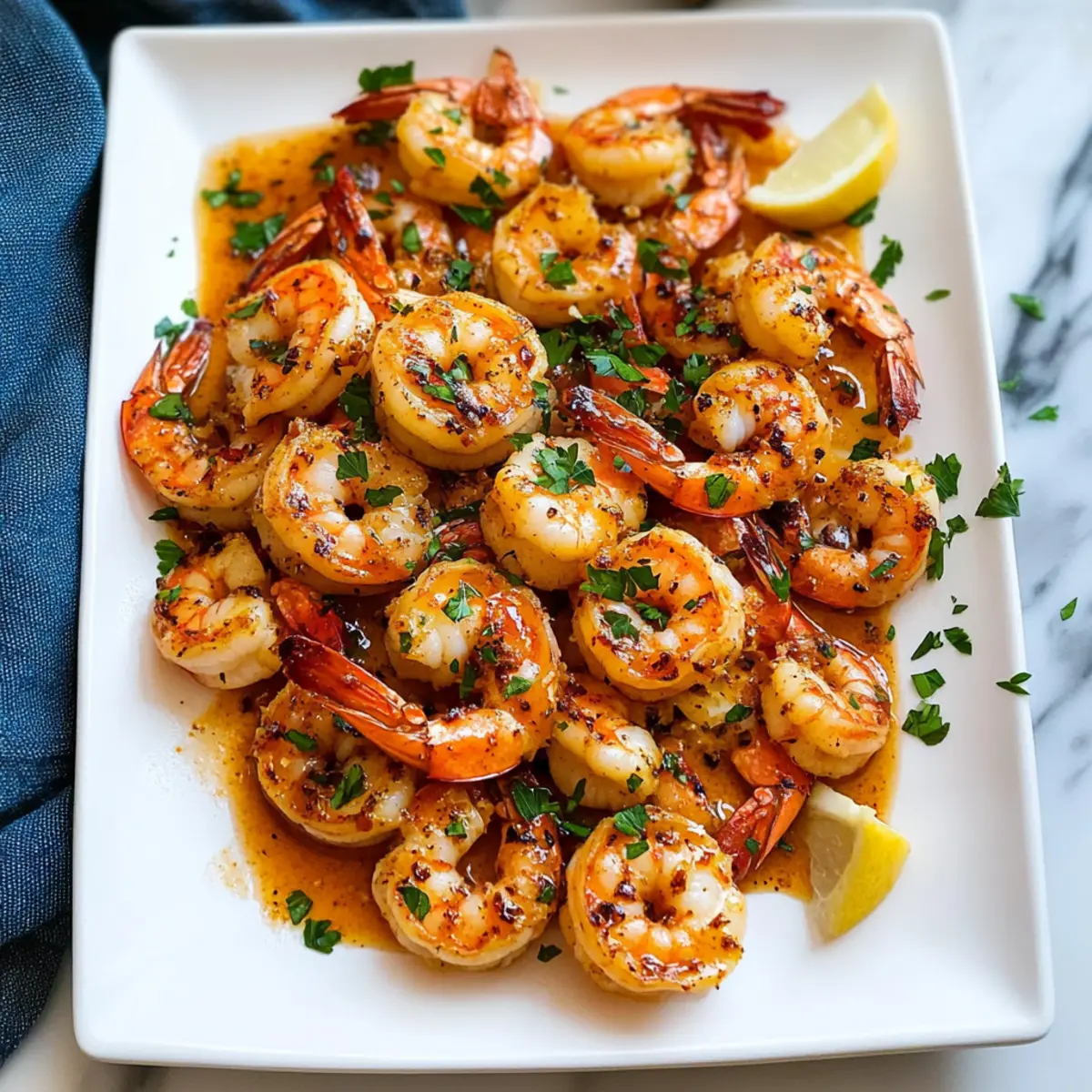 Savory Garlic Shrimp: A Taste of Hawaii in 20 Minutes 4 Garlic Shrimp