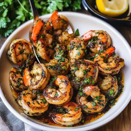 Pan Seared Chimichurri Shrimp