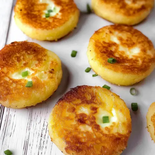 Korean Cheese Potato Pancakes