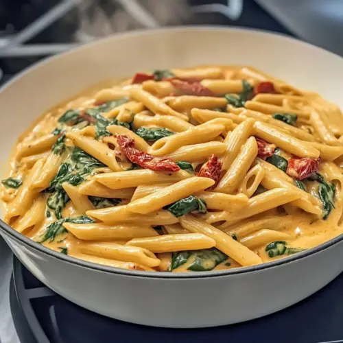 One-Pot Spinach Tomato Pasta