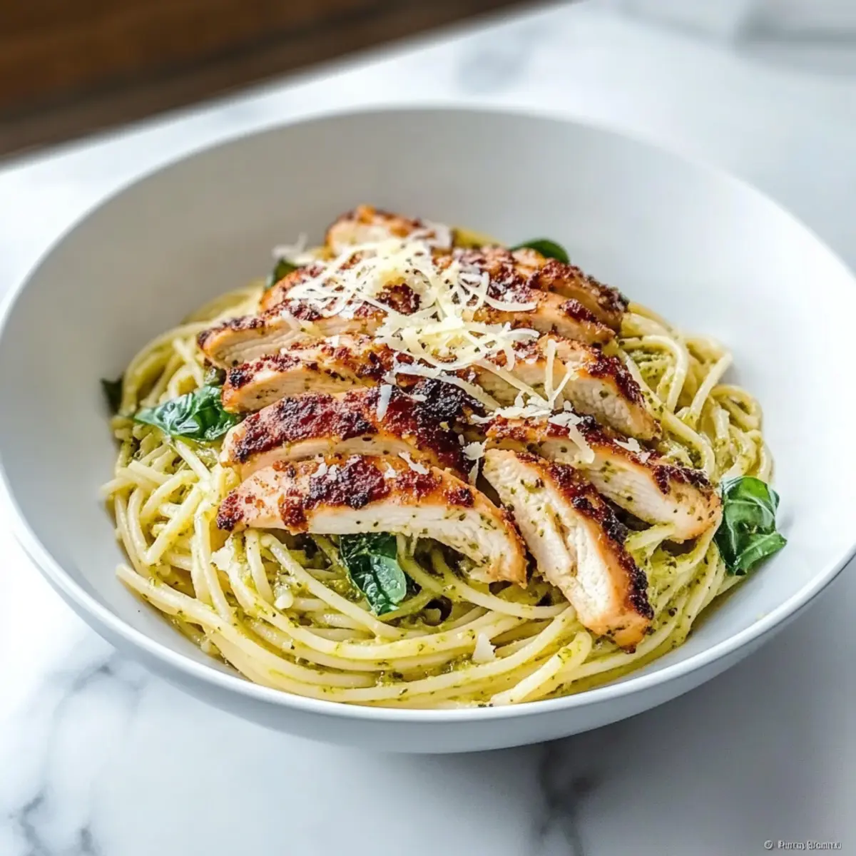 Light Pesto Pasta with Chicken - A Fresh Spring Favorite 2 unnamed file 474