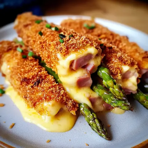 Crispy Asparagus Cordon Bleu: A Savory Spring Delight 19 Asparagus Cordon Bleu
