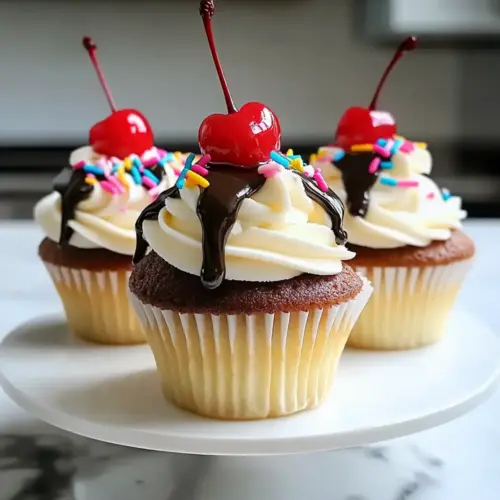 Irresistibly Fun Banana Split Cupcakes for Every Celebration 9 Banana Split Cupcakes