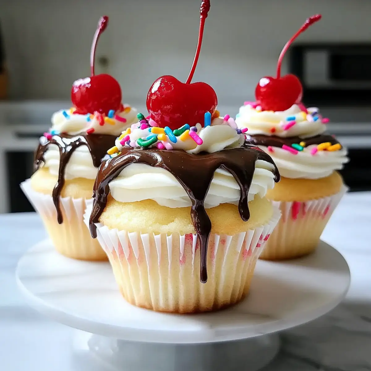 Irresistibly Fun Banana Split Cupcakes for Every Celebration 2 unnamed file 522