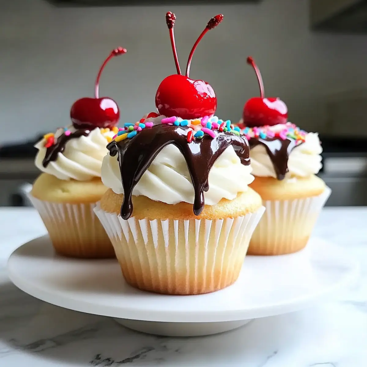 Irresistibly Fun Banana Split Cupcakes for Every Celebration 3 unnamed file 528