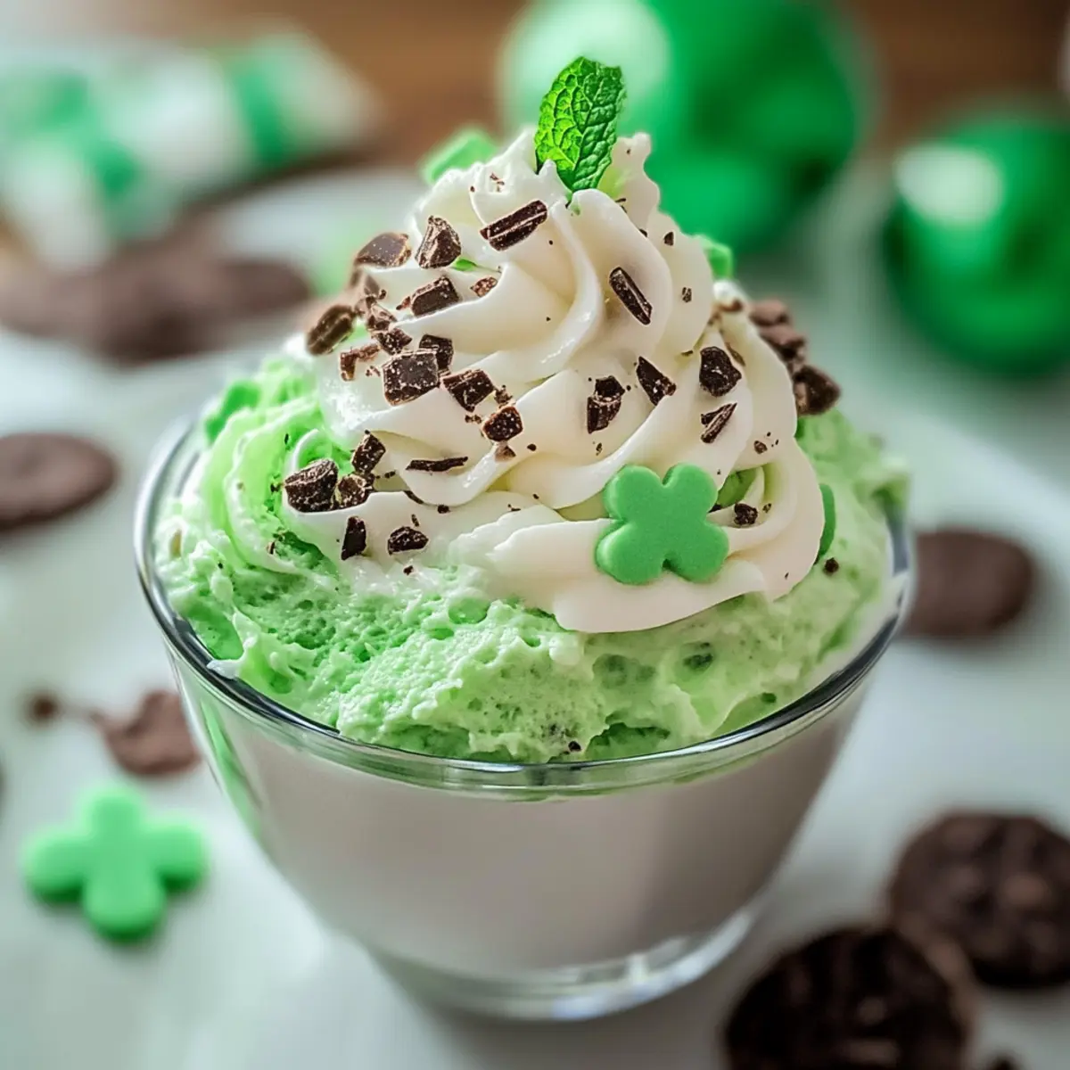 Shamrock Cheesecake Fluff: A Refreshing Minty Delight 1 unnamed file 542